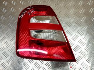 фонарь задний левый Skoda Fabia 1 поколение (6Y) [рестайлинг] 2004, хетчбэк 5 дв., 6Y6945111B, 6Y6945095B, XU3X13441ABAB, XU3X13451AA