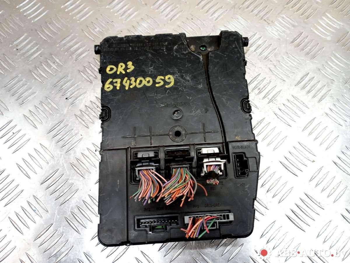 блок комфорта Renault Scenic 2 поколение 2006, 8200724370, S118400260H - фото №1