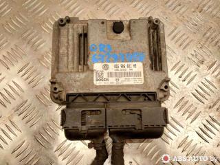 блок управления двигателем Volkswagen Golf 5 поколение 2007, дизель, 0281013606, 03G906021HB