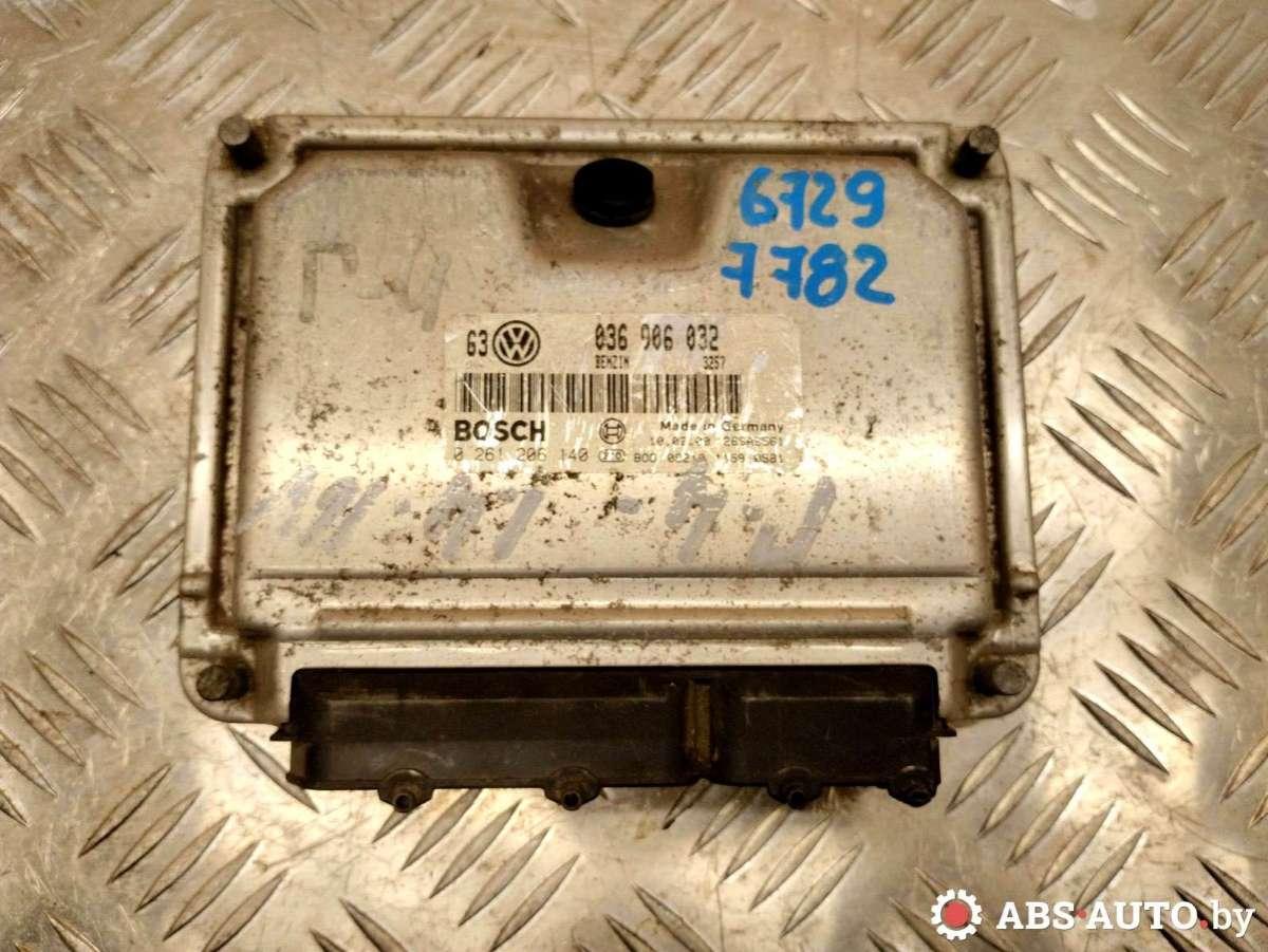 блок управления двигателем Volkswagen Golf 4 поколение 2004, бензин, 036906032, 0261206140 - фото №1