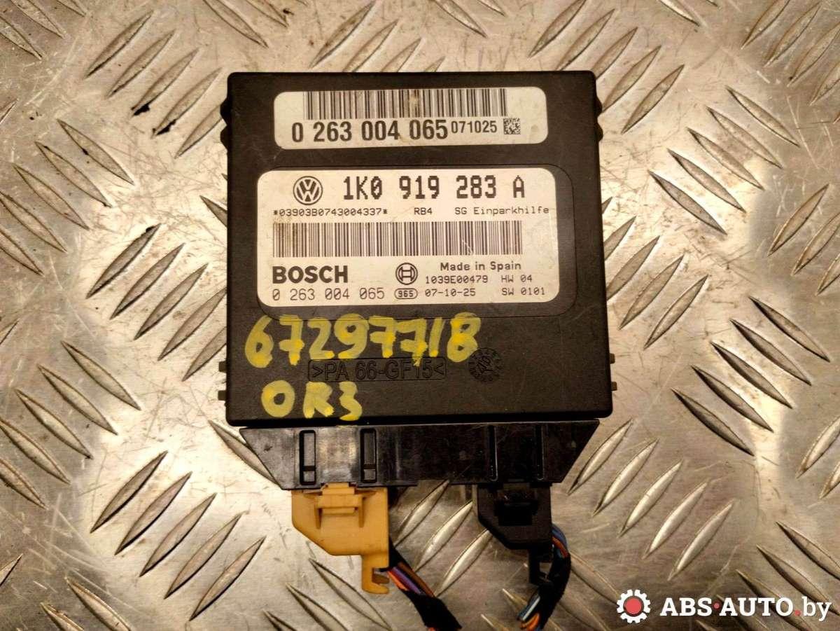 блок управления парктрониками Volkswagen Golf 5 поколение 2007, 1K0919283A, 0263004065 - фото №1