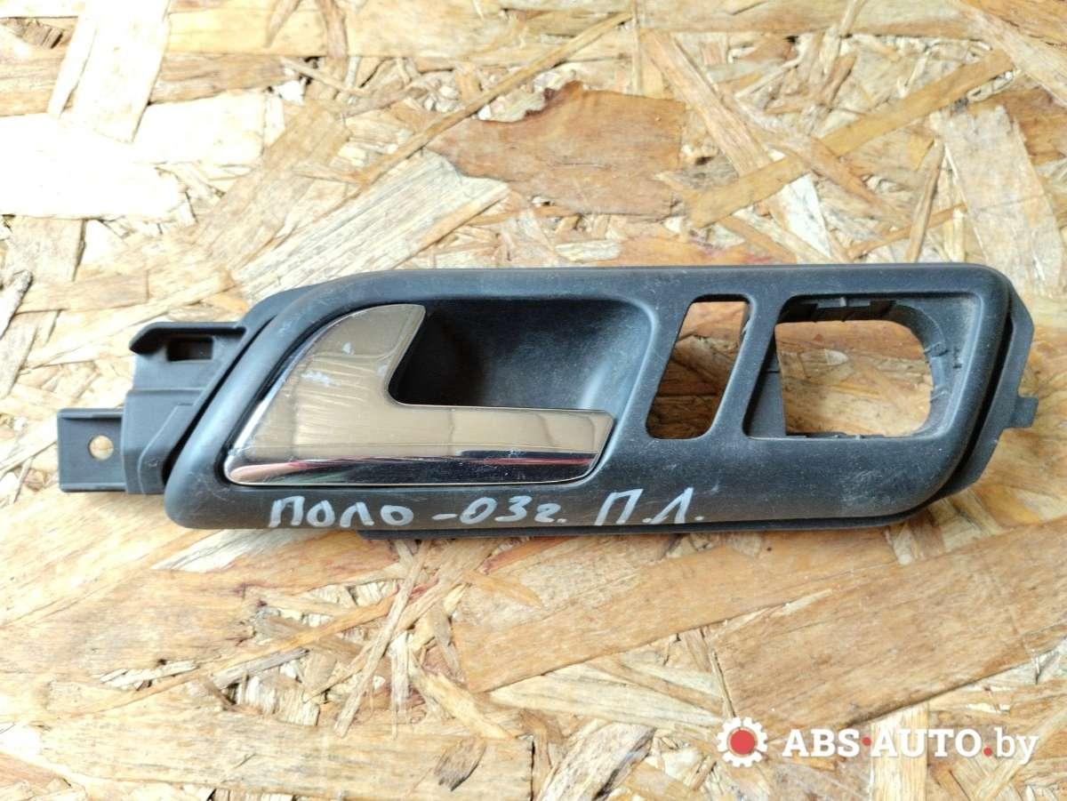 ручка внутренняя передняя левая Volkswagen Polo 4 поколение 2003, 6Q1837247G - фото №1