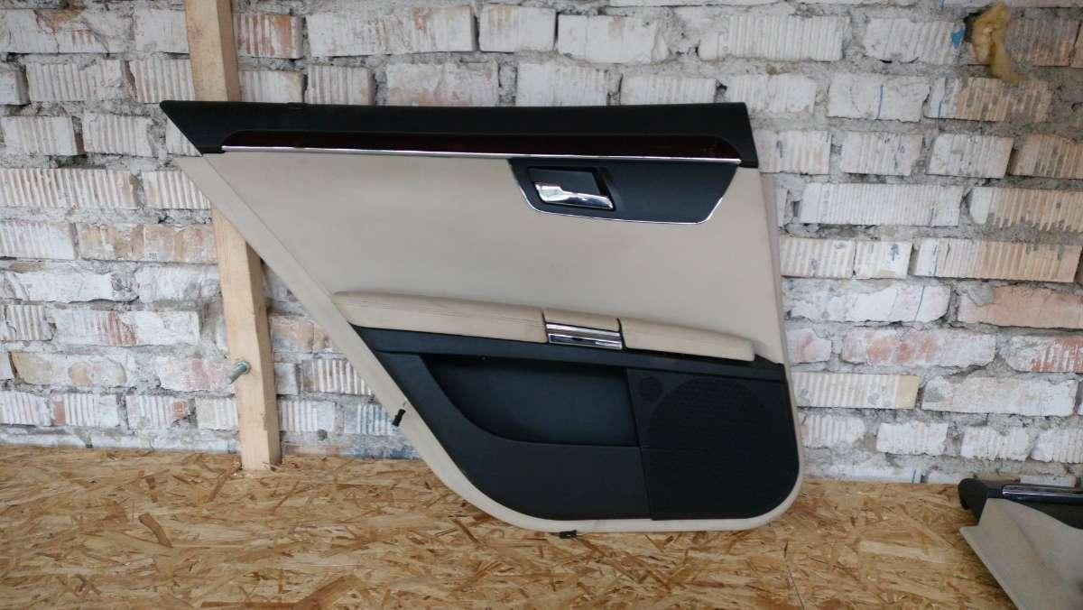 обшивка двери задняя левая Mercedes-Benz S W221 5 поколение (2005-2009) 2006, 3.0 л., дизель, АКПП - фото №1