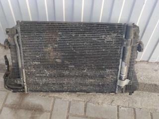 кассета радиаторов Volkswagen Caddy 3 поколение 2008, 1.9 л., BJB, дизель, МКПП, белый