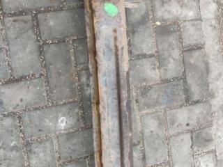 усилитель бампера переднего Hyundai Terracan 1 поколение [рестайлинг] 2004, 2.9 л., дизель, МКПП, внедорожник 5 дв.