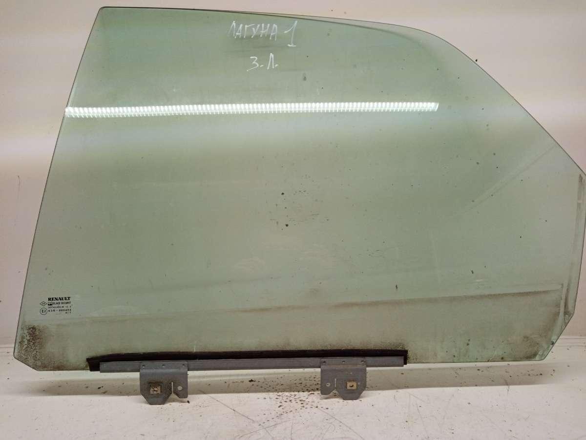 стекло двери задней левой Renault Laguna 2 поколение 2003, 43R000493 - фото №1