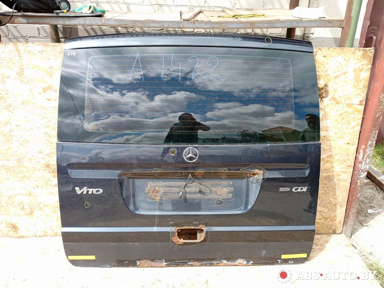 крышка багажника (дверь 3-5) Mercedes-Benz Vito W639 2005, 2.2 л., OM 646.982, дизель, МКПП, микроавтобус - фото №1