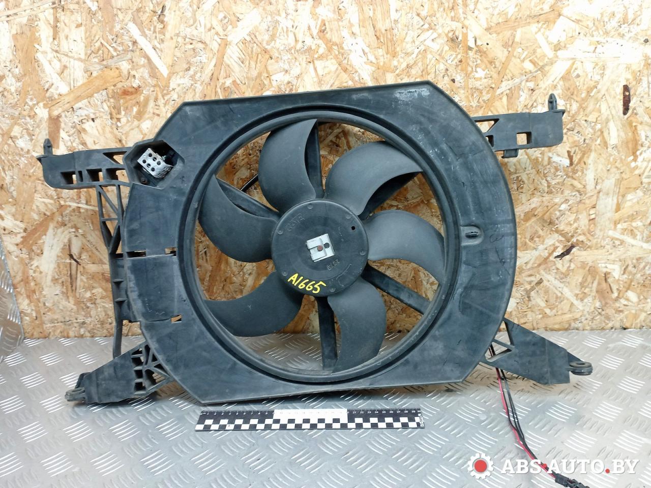 вентилятор радиатора Renault Laguna 2 поколение 2003, 1.6 л., бензин, 2176511980, 071585763F, 440262613F, 440362613F, 7700421138 - фото №1