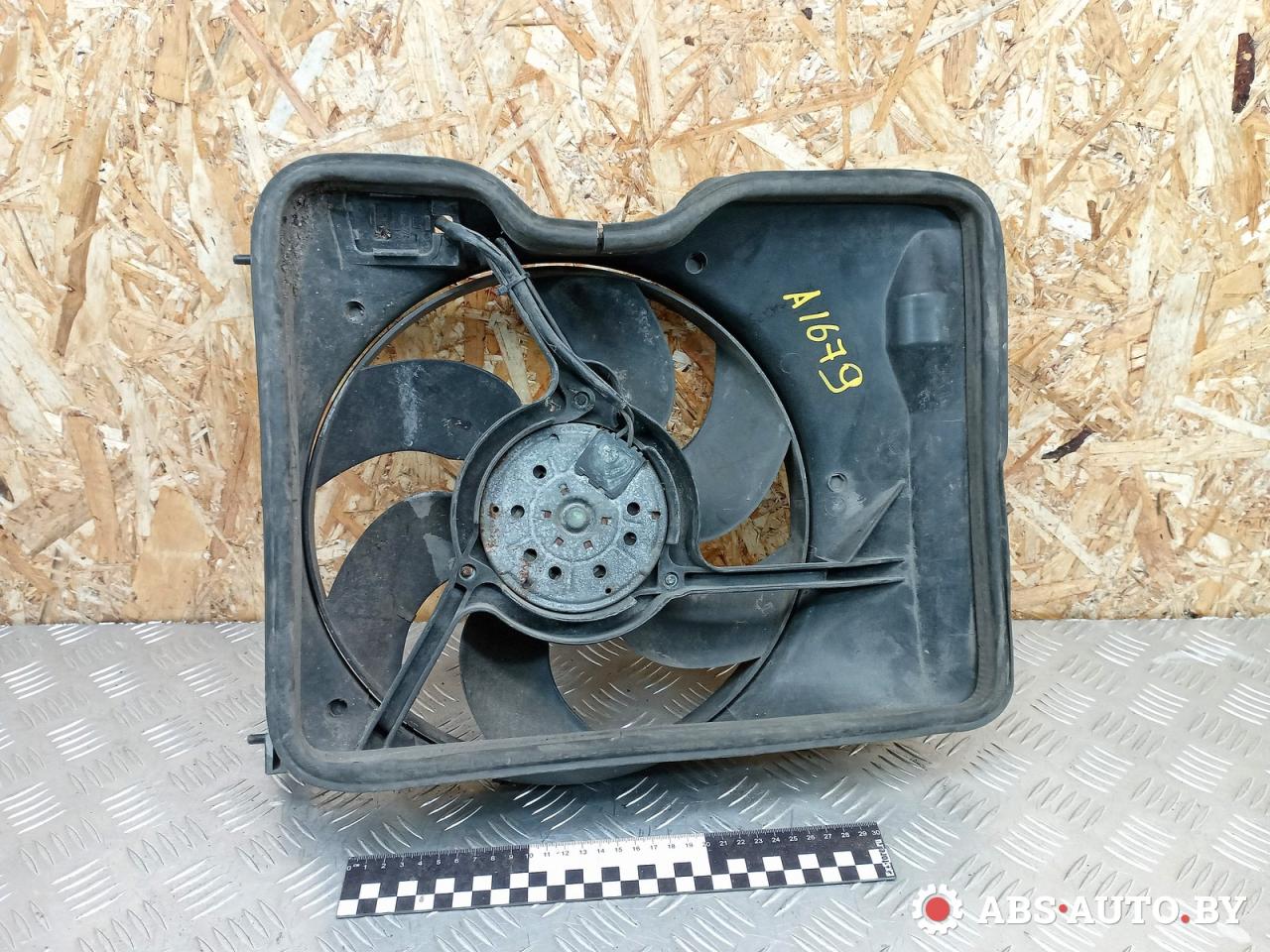 вентилятор радиатора Opel Omega B 1997, 2.5 л., бензин, 90570701, 2225517 - фото №1