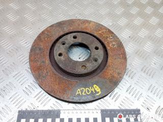 диск тормозной передний Citroen C5 1 поколение 2004, 1.6 л., дизель, МКПП, хетчбэк 5 дв.