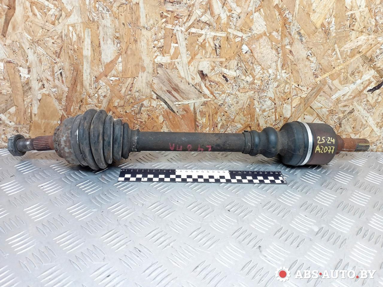 полуось передняя левая (приводной вал, ШРУС) Citroen C5 1 поколение 2003, 2.0 л., дизель, МКПП, седан - фото №1