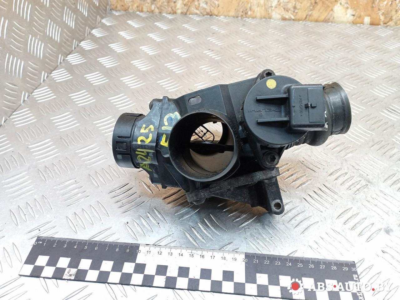 заслонка дроссельная Peugeot 308 T7 2010, 1.6 л., 9HY (DV6TED4), дизель, МКПП, черный, хетчбэк 5 дв., 9655971780 - фото №1