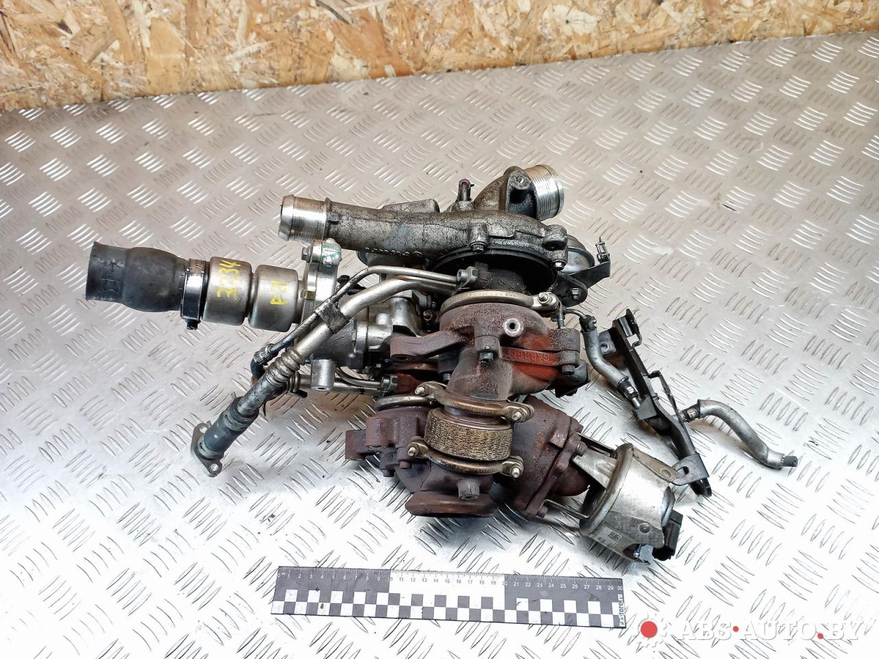 турбина Citroen C5 2 поколение 2009, 2.2 л., дизель, МКПП, универсал, 9685400180, 7699010003, 7699000002, GT1238Z, 7703320001 - фото №1