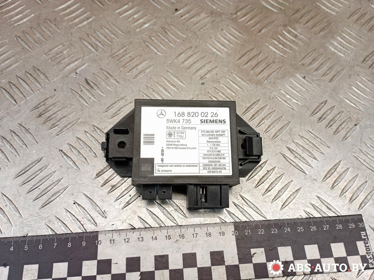 Иммобилайзер Mercedes-Benz A W168 1 поколение (1997-2001) 2001, 1.4 л., бензин, АКПП, хетчбэк 5 дв., A1688200226, 1688200226, A1688220114, 1688220114 - фото №1