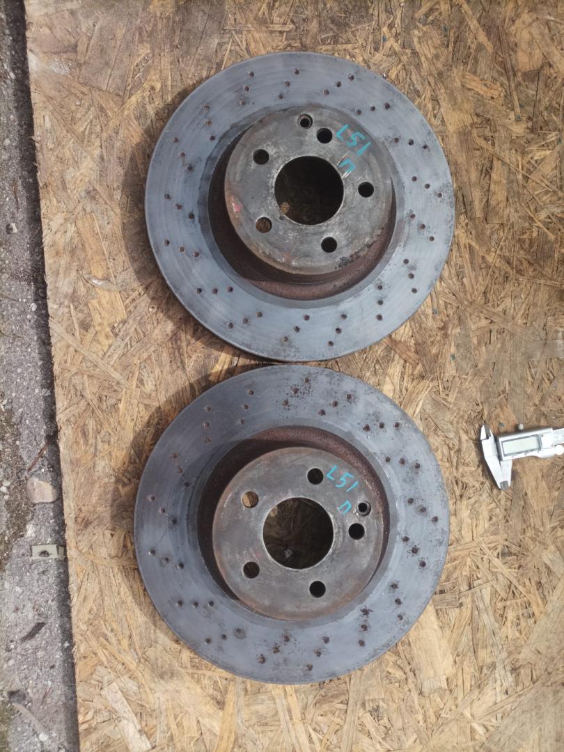 диск тормозной передний Mercedes-Benz S-Класс W220 2002, 3.2 л., дизель, АКПП, седан - фото №1