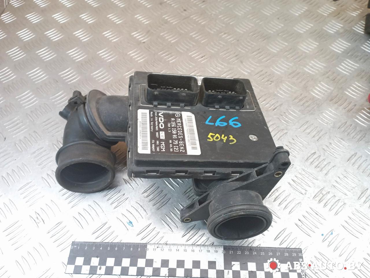 блок управления двигателем Mercedes-Benz A W168 1 поколение (1997-2001) 2000, 1.7 л., дизель, МКПП, A1661500179, A1661404600 - фото №1