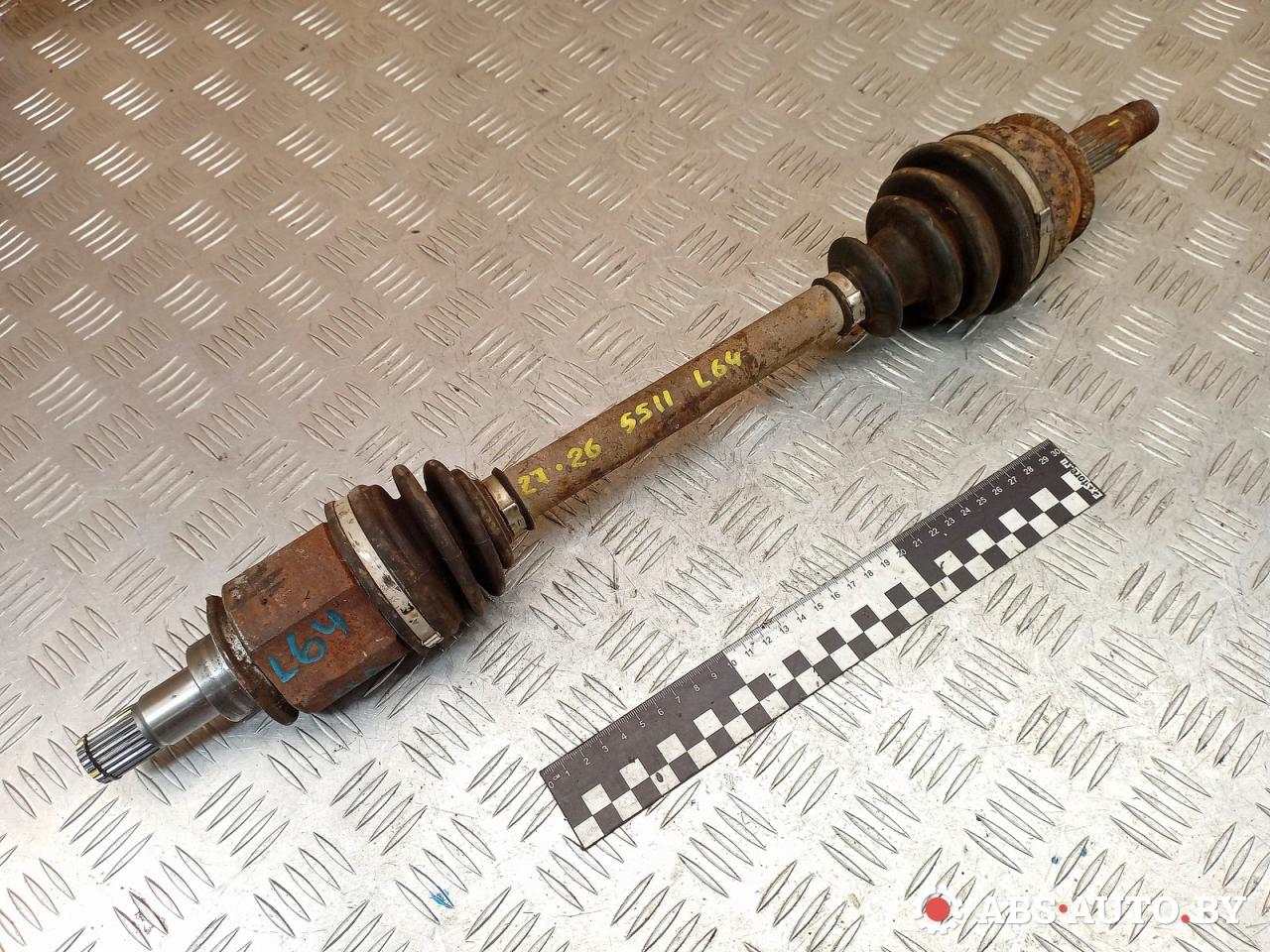 полуось передняя левая (приводной вал, ШРУС) Mini Cooper 1 поколение 2003, 1.6 л., W10 B16 A, бензин, МКПП - фото №1