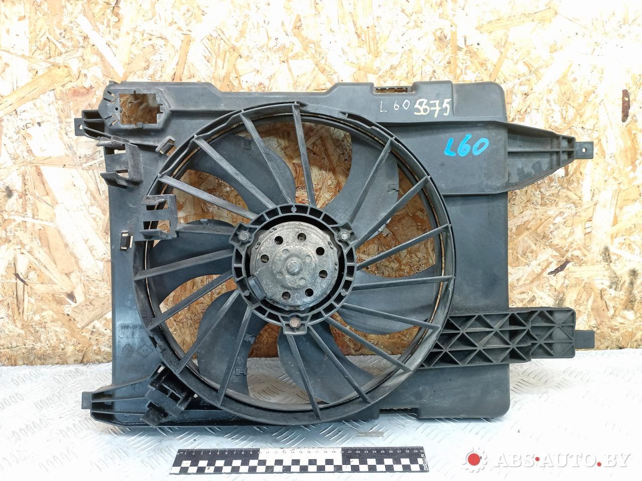 вентилятор радиатора Renault Scenic 2 поколение 2005, 1.9 л., дизель, МКПП, минивэн, 8240357 - фото №1