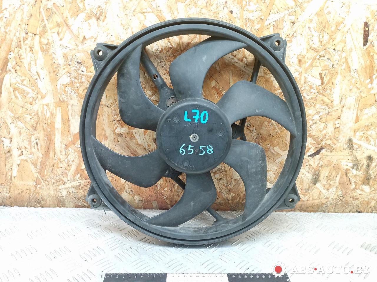 вентилятор радиатора Peugeot 607 1 поколение 9D 2004, 2.2 л., дизель, АКПП, седан - фото №1