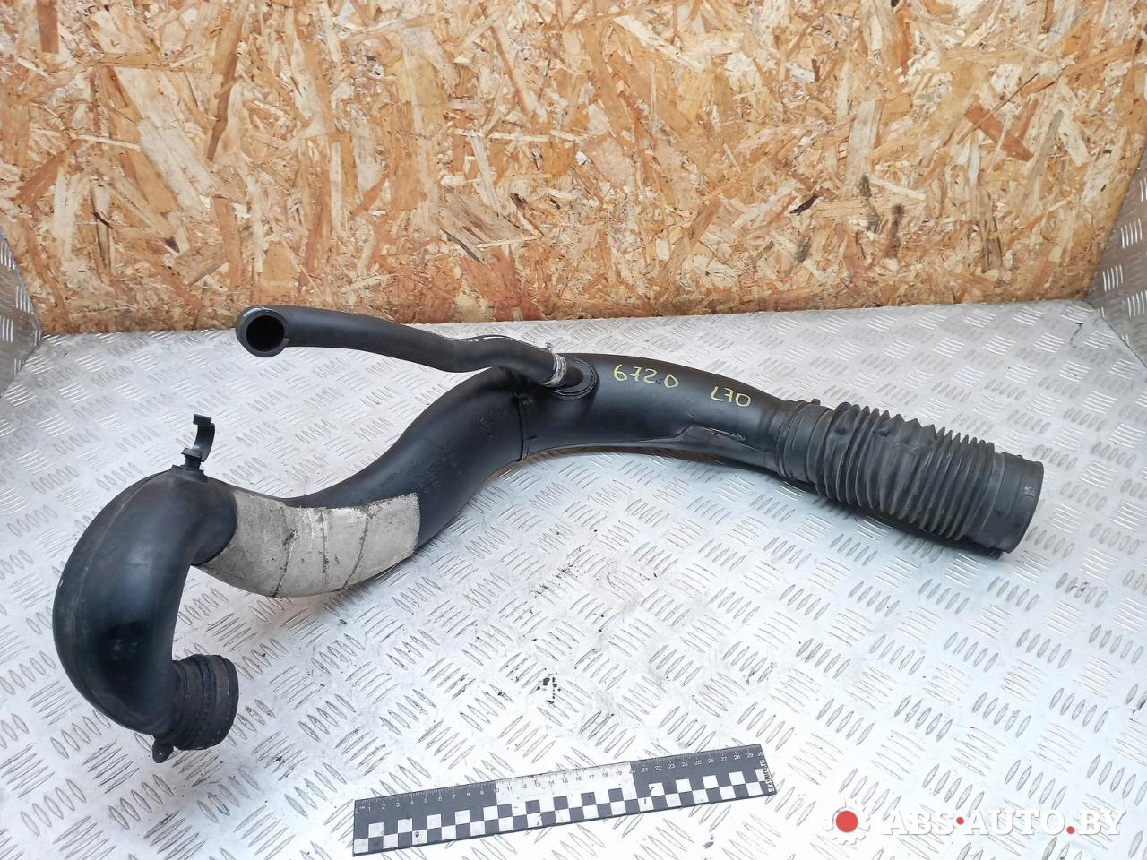 патрубок интеркулера Peugeot 607 1 поколение 9D 2004, 2.2 л., дизель, АКПП, седан, 9628792080A, 9635436580, 9637053080, 9634125380, 9639667580, 9632174880 - фото №1