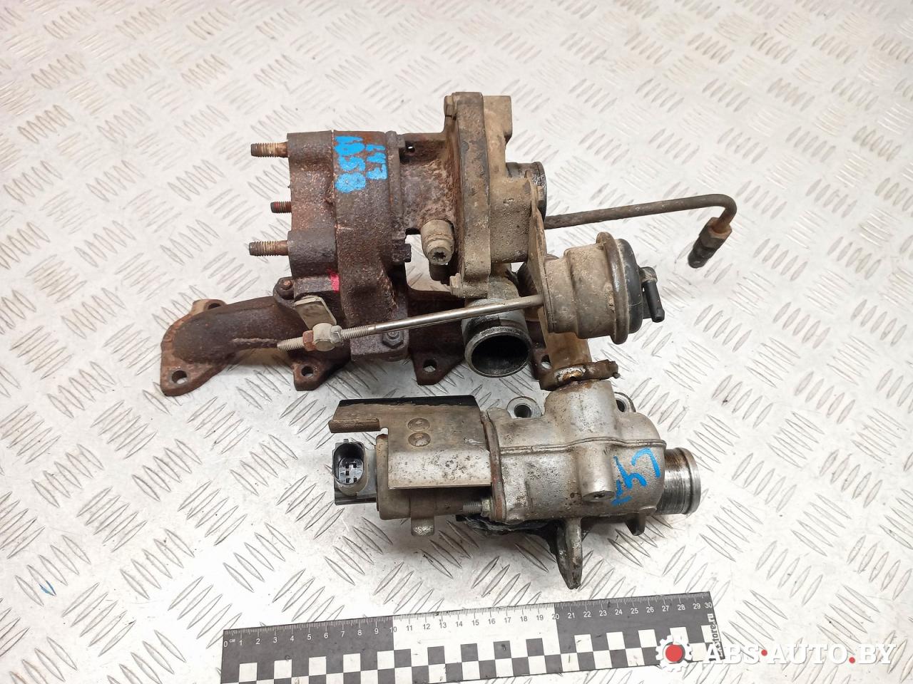 турбина Renault Kangoo 1 поколение 2003, 1.5 л., дизель, МКПП, 54359700002, 189536H118218, 54359880002, MTK3113RB, 14411BN700, 7711135038, 7711135039, 8200119854, 8200189536, 8200351471, 8200409037, 8200409838, 8200578338 - фото №1