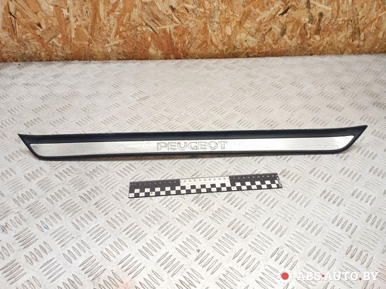 накладка на порог Peugeot 607 1 поколение 9D 2004, 2.2 л., дизель, АКПП, седан, 9629149677 - фото №1