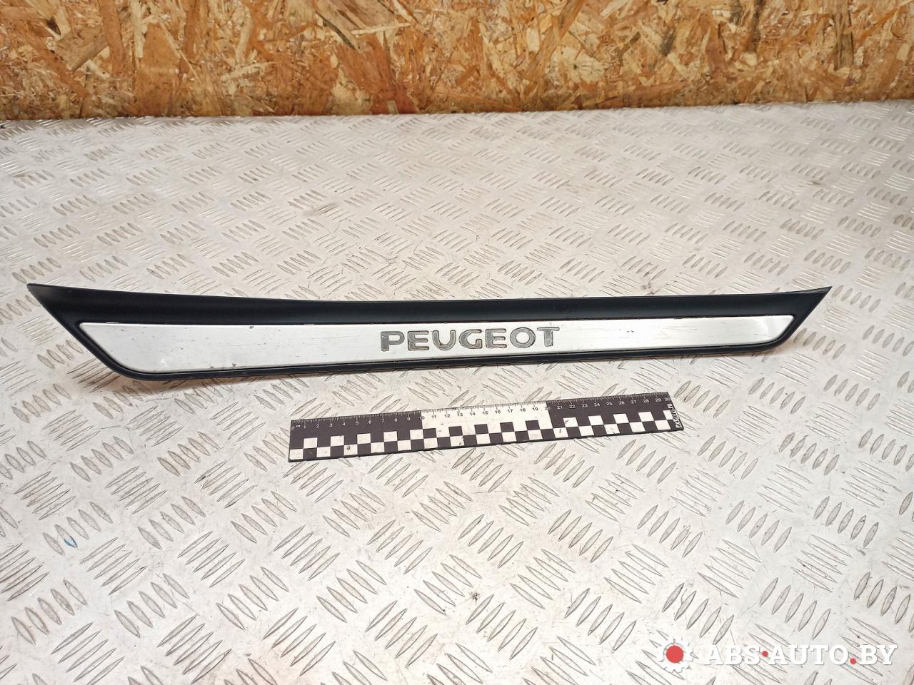 накладка на порог Peugeot 607 1 поколение 9D 2004, 2.2 л., дизель, АКПП, седан, 9629149377 - фото №1