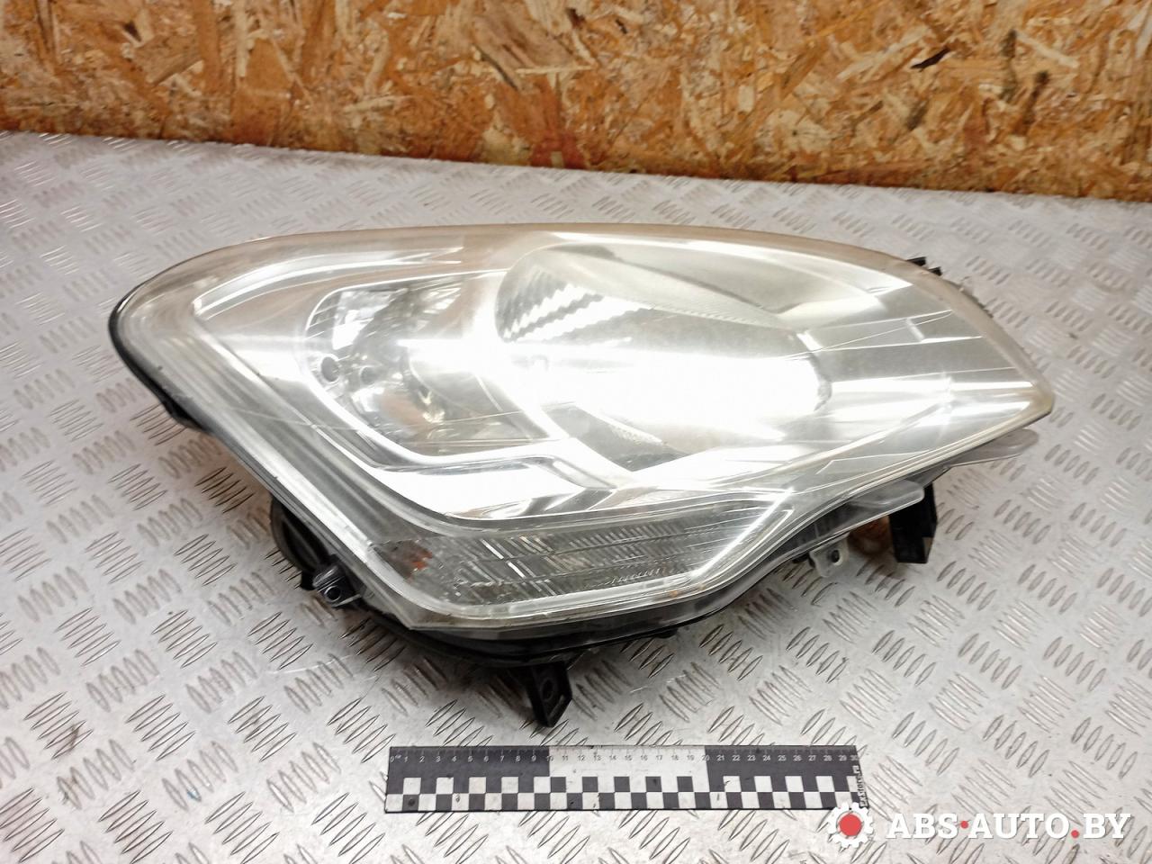 фара правая Citroen Berlingo 2 поколение (B9) 2011, 1.6 л., дизель, МКПП, 9682828180, 89318041 - фото №1