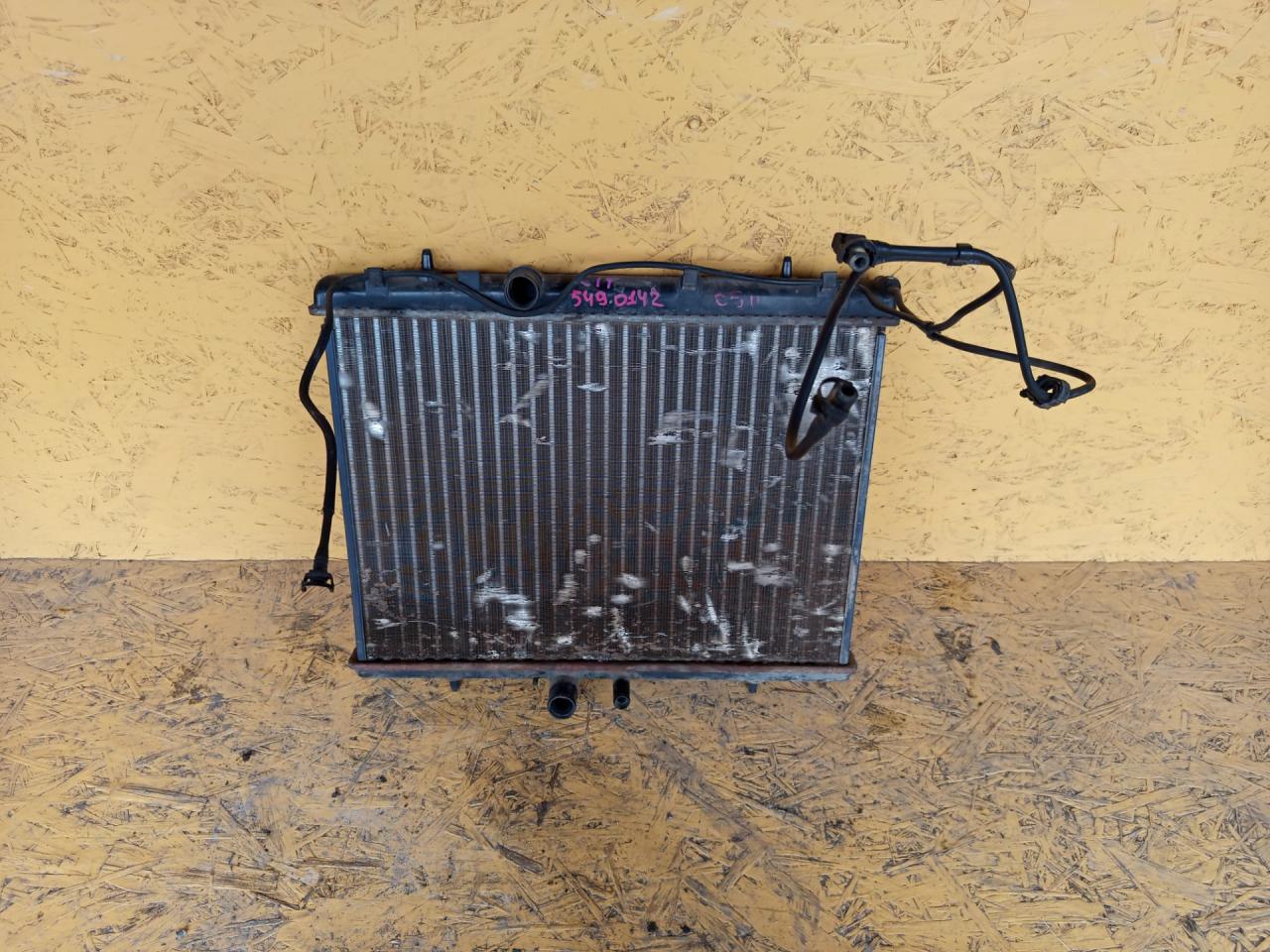 радиатор (основной) Peugeot 407 1 поколение 2006, 2.0 л., дизель, АКПП, универсал, P9645586780 - фото №1