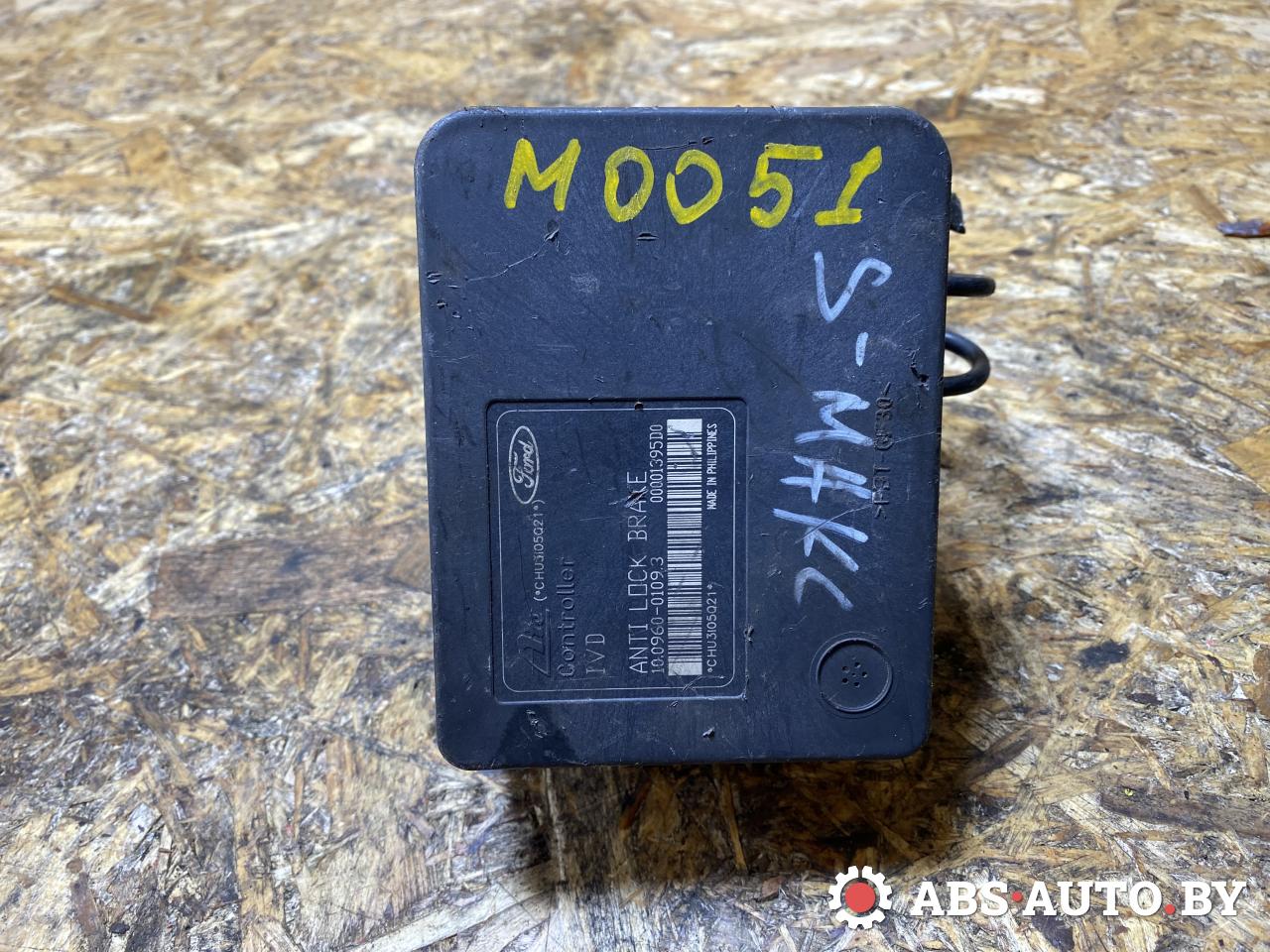блок ABS Ford C-Max 1 поколение 2005, 10096001093, 00001395D0, 10020600484, 3M512C405AE - фото №1