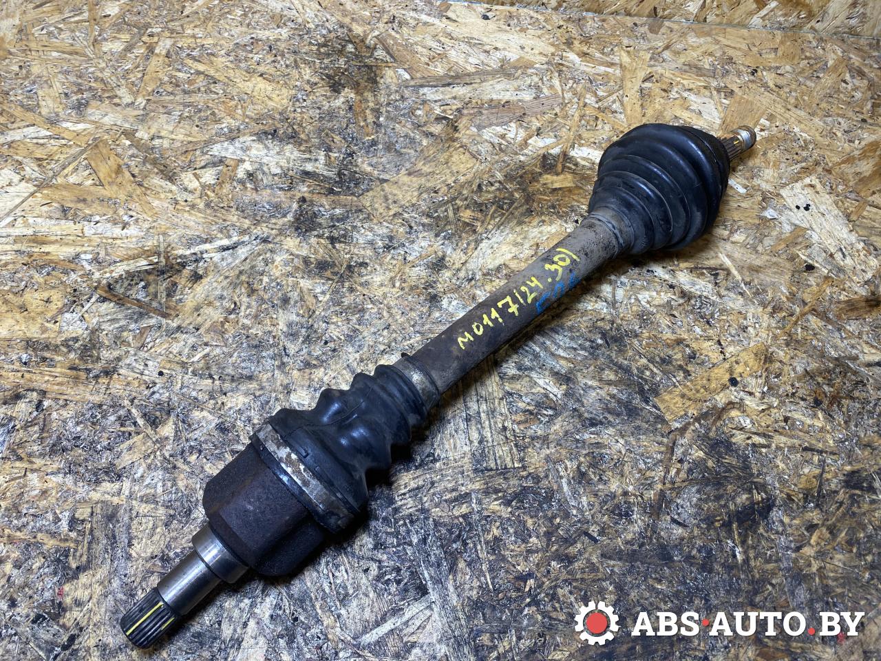 полуось передняя левая (приводной вал, ШРУС) Citroen Berlingo 2 поколение (B9) 2011, 1.6 л., дизель, МКПП - фото №1