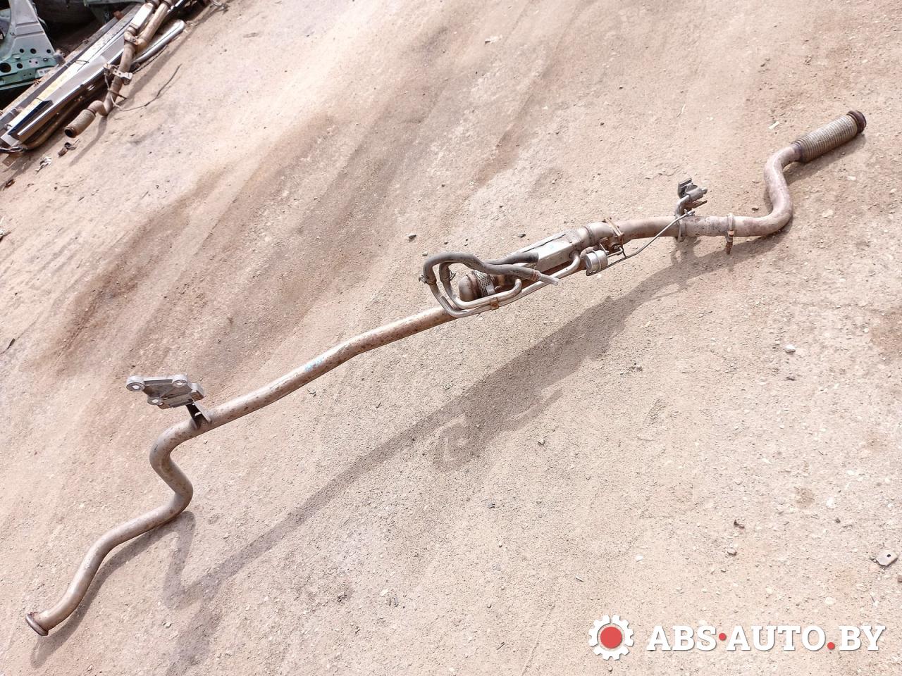 труба приемная глушителя Citroen Berlingo 2 поколение (B9) 2009, 1.6 л., дизель, МКПП, фургон - фото №1