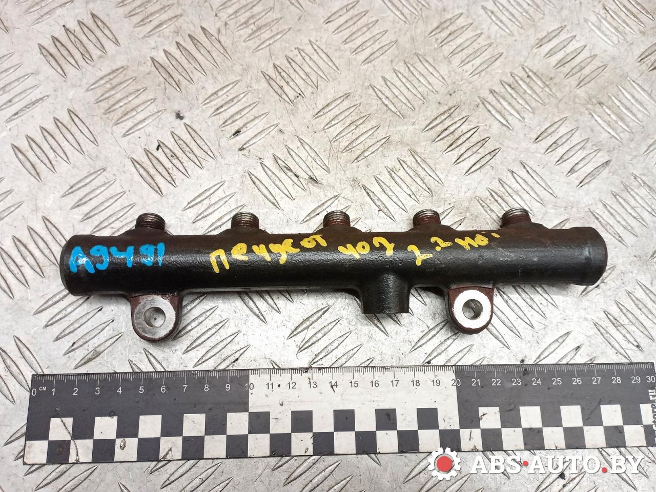 топливная рампа Peugeot 407 1 поколение 2005, 2.0 л., дизель, 9654726280 - фото №1