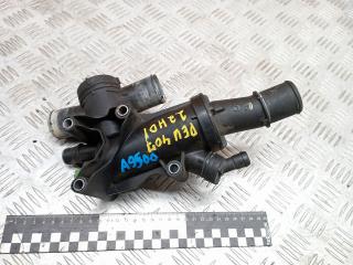 корпус термостата Peugeot 407 1 поколение 2005, 2.0 л., дизель, 9656182980, 9655414180