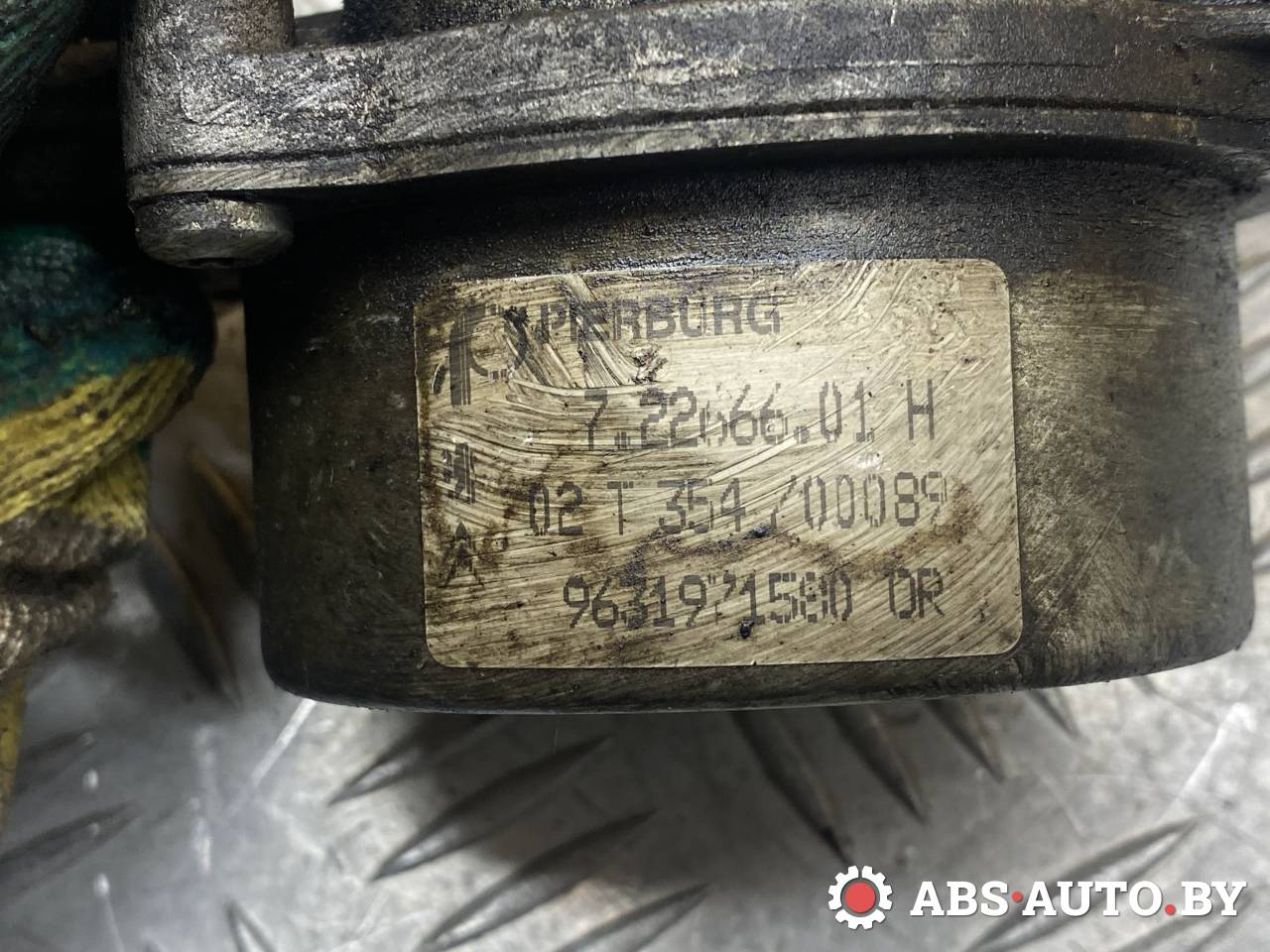 насос вакуумный Citroen Jumpy 1 поколение 2000, 0.2 л., дизель, АКПП, седан, 9631971580, 72266601H, 9631971580OR, 02T345700089 - фото №1