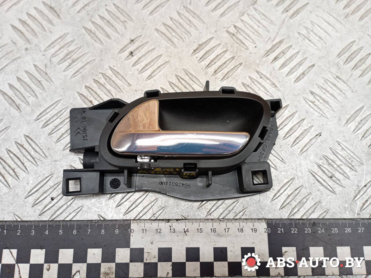 ручка внутренняя передняя левая Citroen C4 1 поколение 2006, 1.6 л., бензин, 96435311VD - фото №1