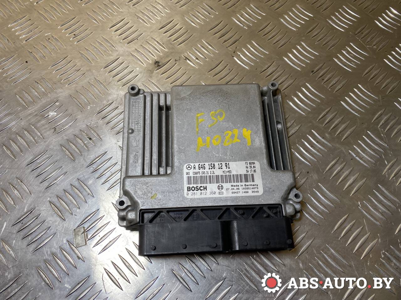 блок управления двигателем Mercedes-Benz Vito W639 2006, 2.2 л., дизель, МКПП, правый руль, A6461501291, 0281012360, 684271480549, Q03ED6075 - фото №1