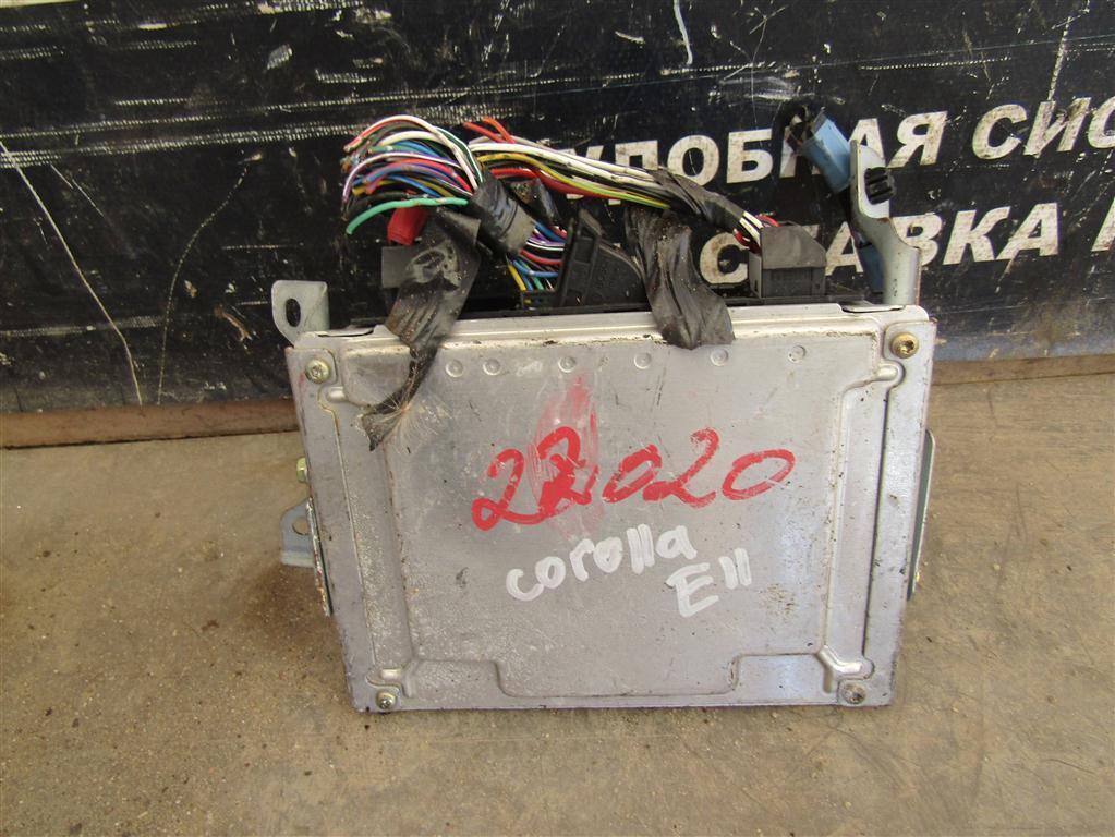 блок управления двигателем Toyota Corolla 8 поколение (E110) 1999, 1.4 л., 4ZZ-FE, бензин, МКПП, хетчбэк 3 дв., передний привод, 0261206481, 896610W130 - фото №1