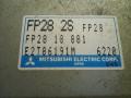 блок управления двигателем Mazda 626 3 поколение [рестайлинг] GE 1995, 1.8 л., FP, бензин, FP2818881, E2T86191M - фото №3