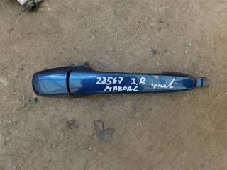 ручка наружная задняя правая Mazda 6 GG 2003, 2.0 л., дизель, МКПП, темно-синий, универсал