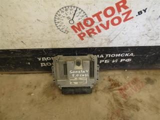 блок управления двигателем Hyundai Sonata 4 поколение [рестайлинг] NF 2008, 2.0 л., D4EA, дизель, 0281012973, 3911327405