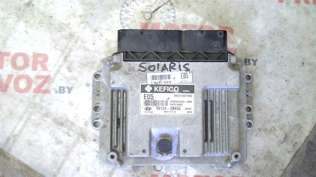блок управления двигателем Kia Rio 3 поколение 2015, 39124-2B450, MEG17912 - фото №1