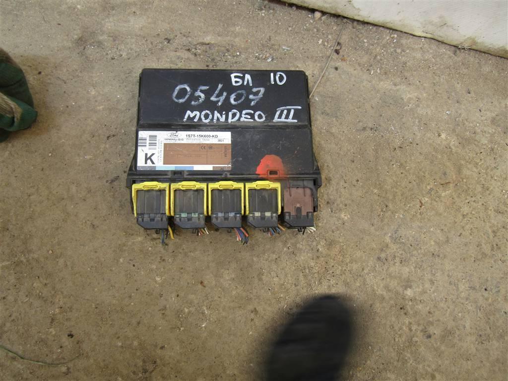 блок комфорта Ford Mondeo 3 поколение 2002, 2.0 л., дизель, МКПП, синий, универсал, передний привод, 1S7T15K600KD, 5WK48743E - фото №1