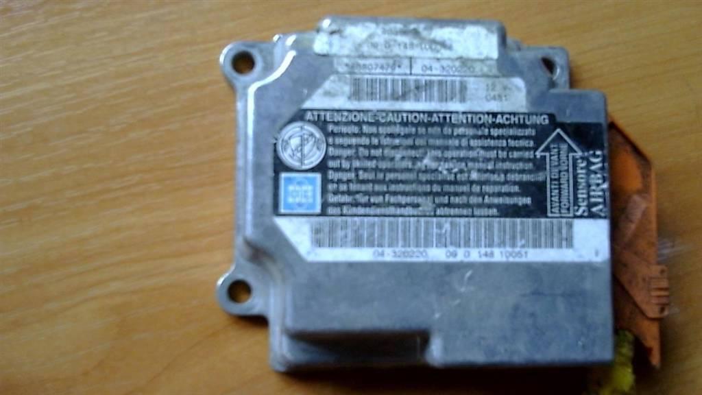 блок AirBag Lancia Ypsilon 1 поколение 2000, 1.6 л., бензин, МКПП, черный, хетчбэк 3 дв., передний привод, 04320220, 09D14810051, 46807479 - фото №1