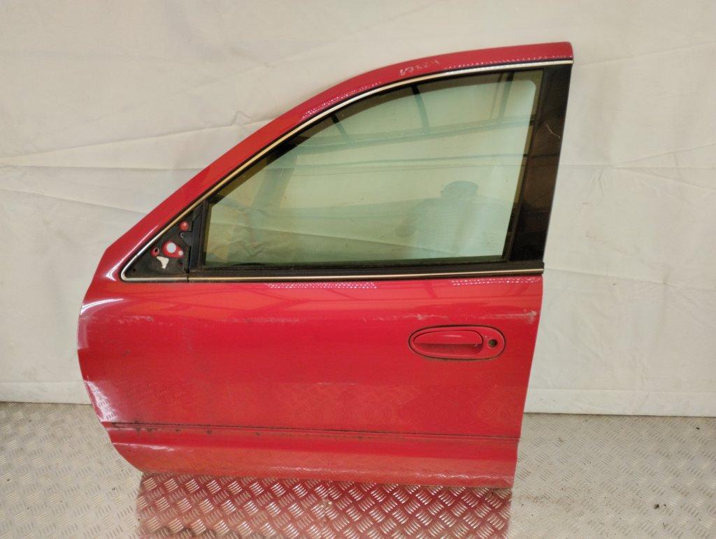 дверь передняя левая Chevrolet Alero 1 поколение 2000, 2.4 л., бензин, АКПП, красный, седан, передний привод - фото №1