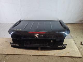 крышка багажника (дверь 3-5) Peugeot 206 1 поколение 2002, 1.6 л., NFU (TU5JP4), бензин, МКПП, черный, кабриолет, передний привод