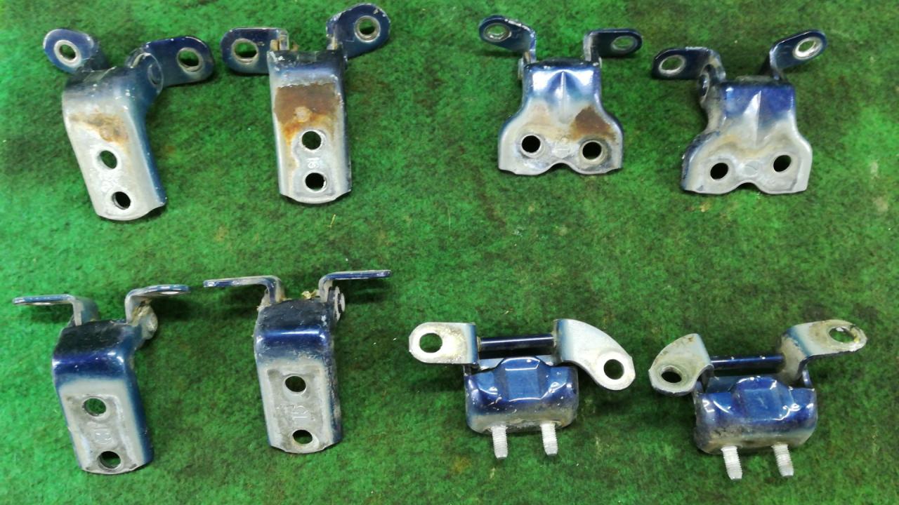 петля двери Pontiac Vibe 1 поколение 2004, 1.8 л., 1ZZ-FE, бензин, АКПП, синий, лифтбэк, передний привод - фото №1