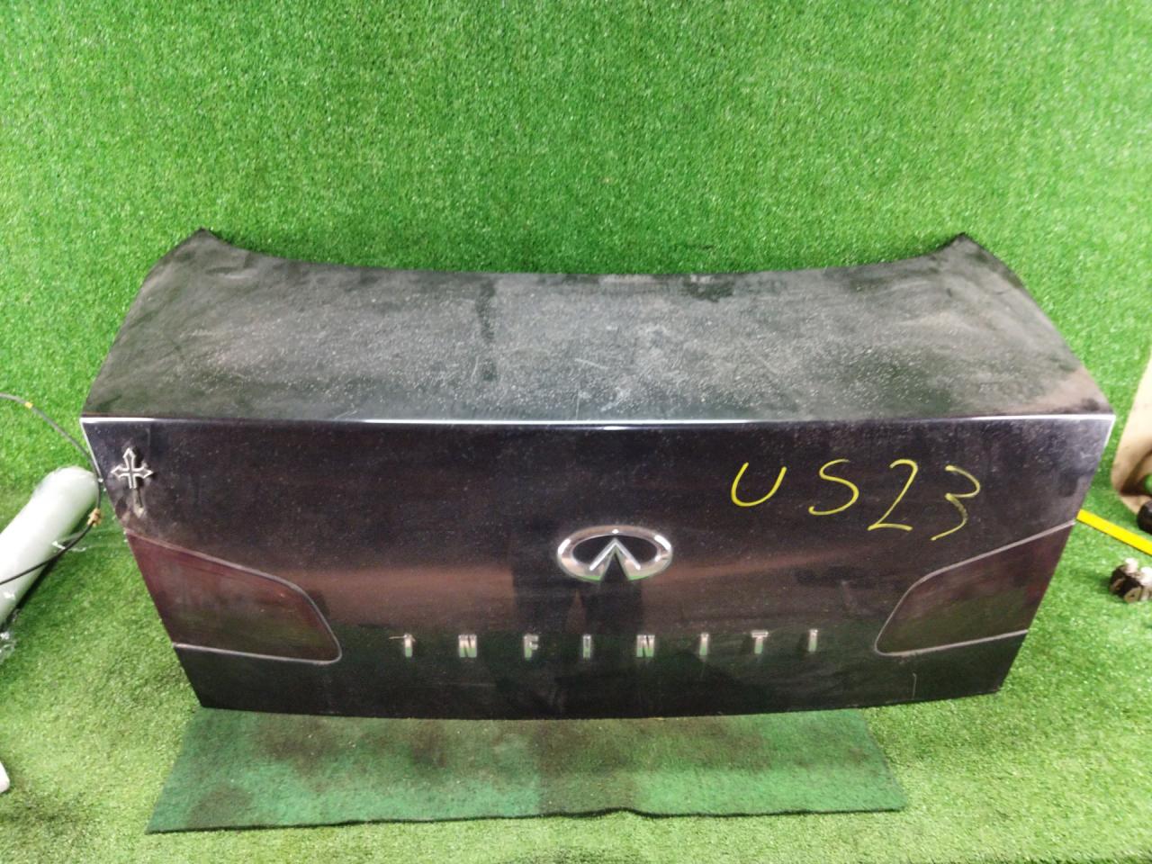 крышка багажника (дверь 3-5) Infiniti G 3 поколение 2004, 3.5 л., VQ35DE, бензин, АКПП, черный, седан, задний привод - фото №1