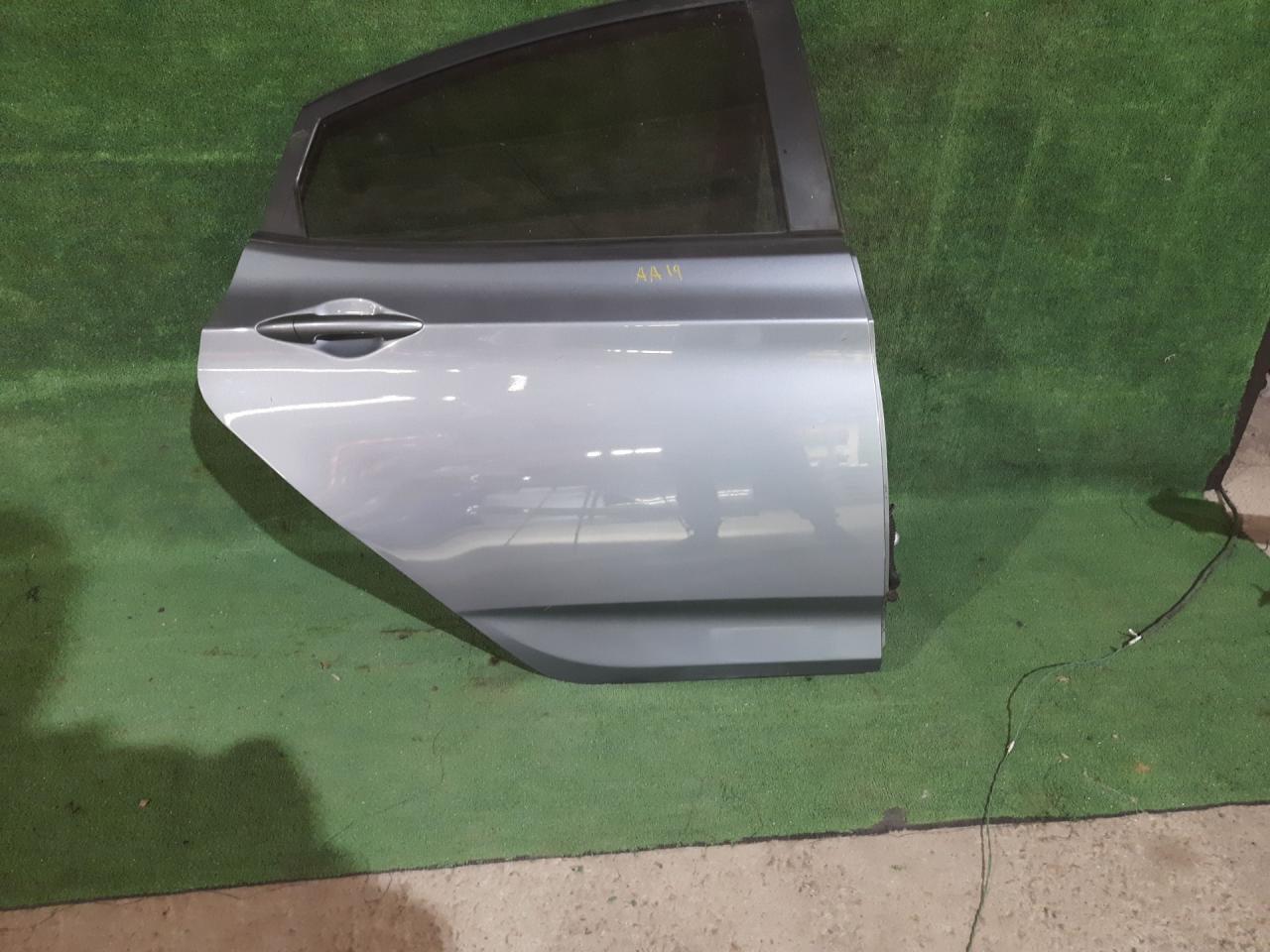 дверь задняя правая Hyundai Accent 4 поколение (RB) 2017, 1.6 л., G4FD, бензин, АКПП, серый, седан, передний привод, правый руль - фото №1