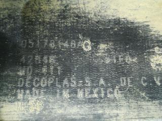 накладка на порог Dodge Journey 1 поколение [рестайлинг] 2015, 3.6 л., бензин, АКПП, черный, внедорожник 5 дв., правый руль, 05178148AG